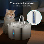 Stainless Steel Automatic Cat Water Fountain