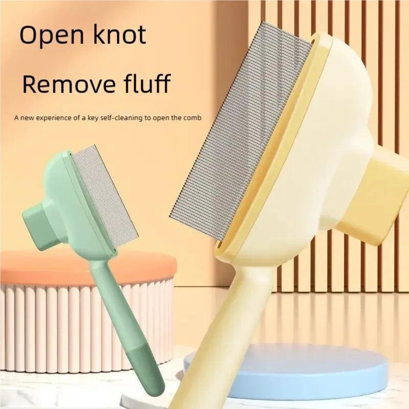 Self-Cleaning Pet Grooming Brush