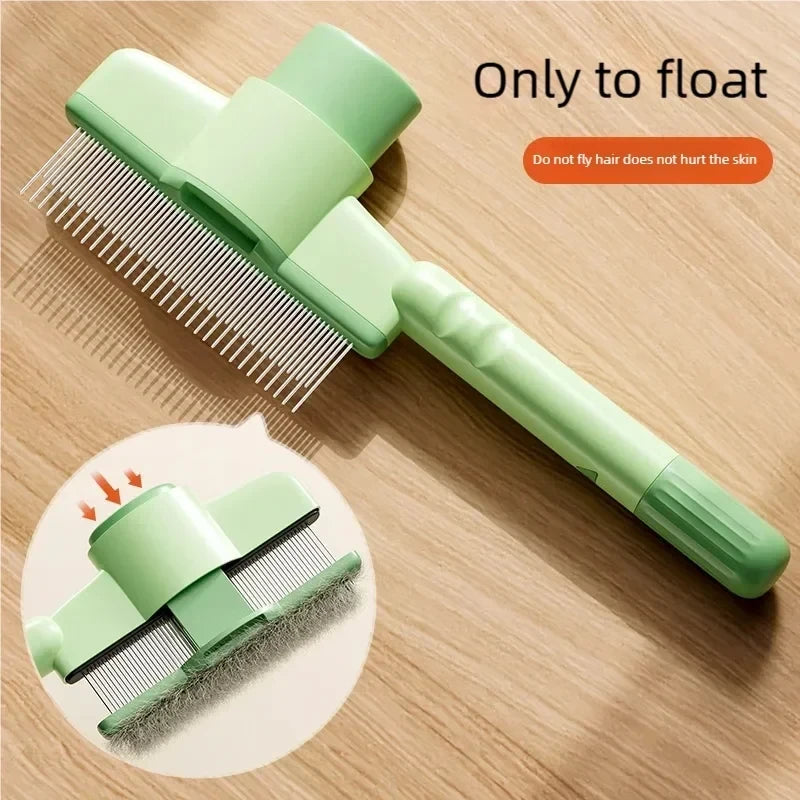 Self-Cleaning Pet Grooming Brush