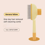Self-Cleaning Pet Grooming Brush